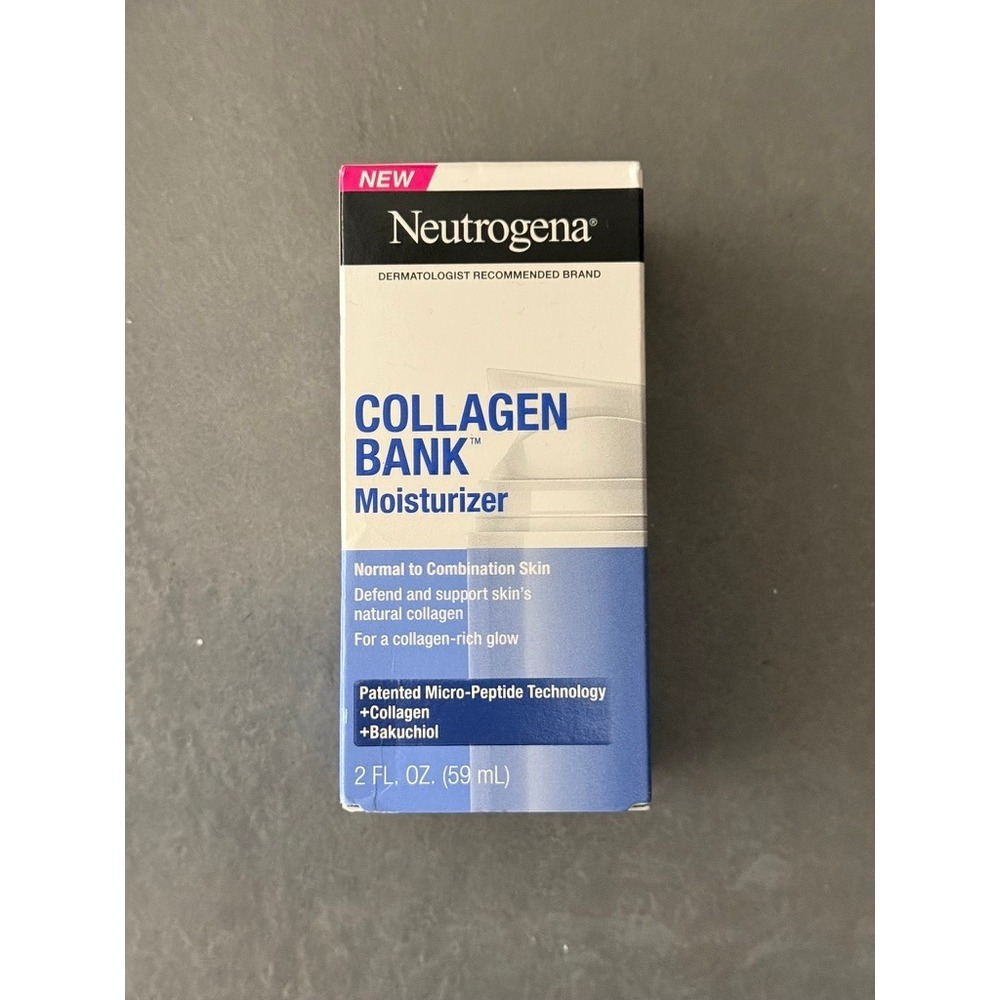 Neutrogena Collagen Bank Moisturizer with Bakuchiol 2 fl oz 59 ml New